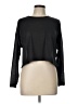 Athleta 100% Polyester Black Long Sleeve T-Shirt Size L - photo 1