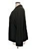 SKIMS Solid Black Long Sleeve Button-Down Shirt Size XL - photo 5