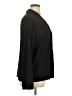 SKIMS Solid Black Long Sleeve Button-Down Shirt Size XL - photo 4