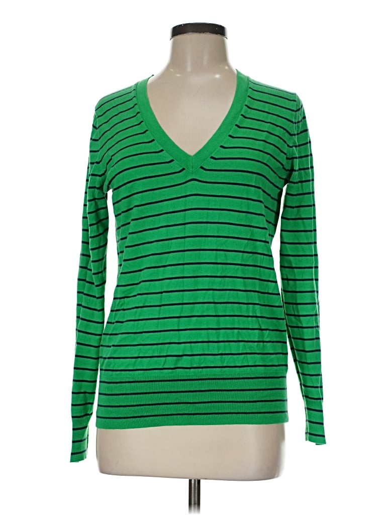 Pre-owned Jcrew Pullover Sweater In Green