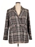Talbots Plaid Gray Blazer Size 16 - photo 1
