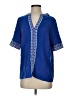 Unbranded Blue Short Sleeve Blouse Size S - photo 1