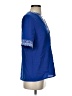 Unbranded Blue Short Sleeve Blouse Size S - photo 4