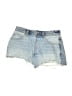 Zara Blue Denim Shorts Size 6 - photo 1