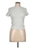 American Eagle Outfitters Silver Short Sleeve Top Size L - photo 1