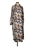 Worthington 100% Polyester Print Ivory Casual Dress Size XS - photo 1