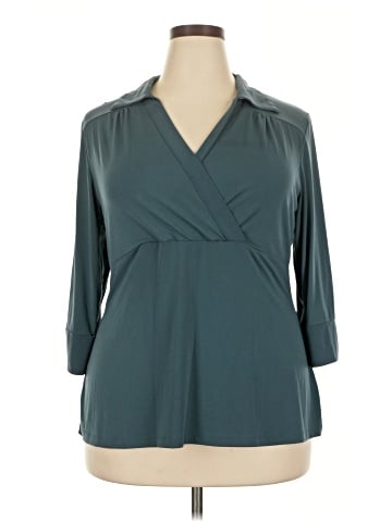 Soft by Avenue 3/4 Sleeve Blouse (view 1)