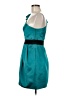 Phoebe Couture 100% Polyester Teal Cocktail Dress Size 8 - photo 5