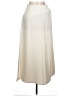 aaizél 100% Polyester Solid Ivory Formal Skirt Size 12 - photo 2