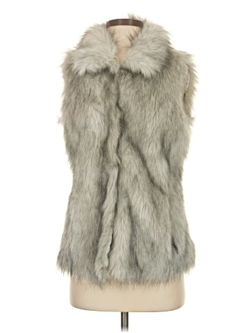 White House Black Market Faux Fur Vest (view 1)