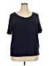 Talbots Blue Short Sleeve T-Shirt Size 2X - photo 1