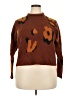 Madewell Animal Print Brown Pullover Sweater Size XL - photo 1
