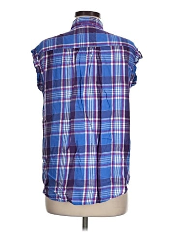 Express Sleeveless Button-Down Shirt (view 2)