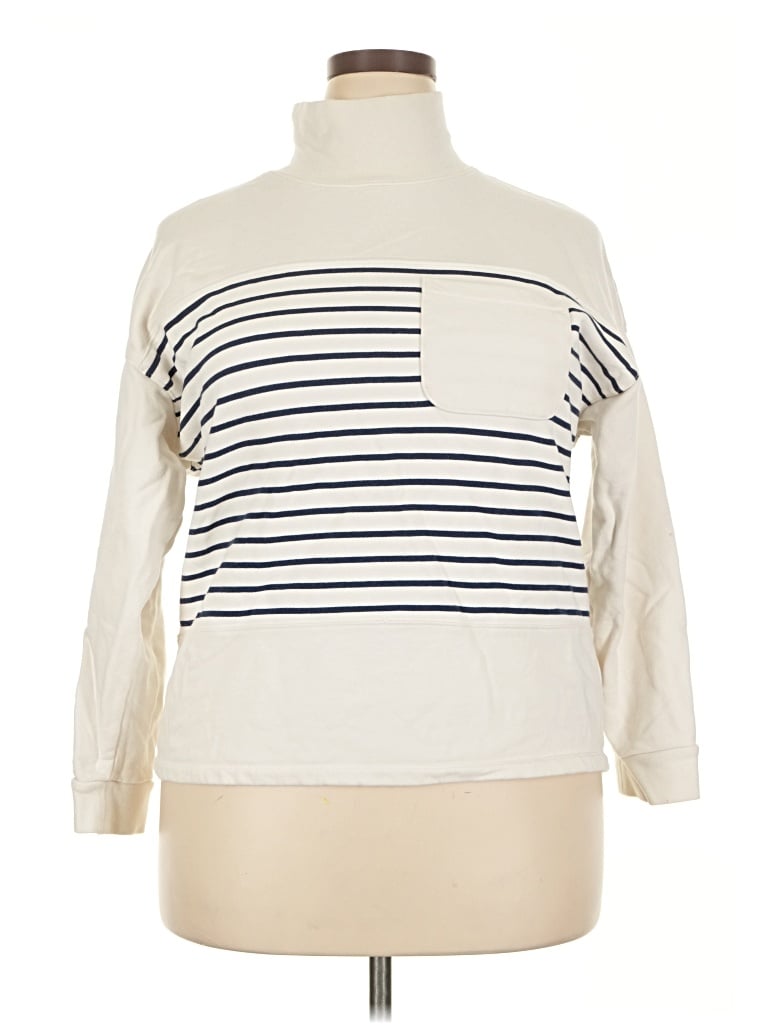 Pre-owned Madewell Sweatshirt In Ivory