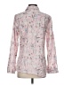 J. McLaughlin Print Pink Long Sleeve Blouse Size S - photo 2