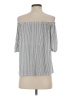 Ann Taylor LOFT Gray 3/4 Sleeve Blouse Size XS - photo 2