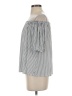 Ann Taylor LOFT Gray 3/4 Sleeve Blouse Size XS - photo 5