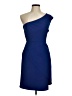 BCBGMAXAZRIA Solid Blue Cocktail Dress Size 6 - photo 1