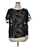 Torrid Black Short Sleeve Blouse Size 1X Plus (1) - photo 1