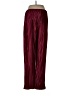 Alfani Stripes Burgundy Casual Pants Size 0X - photo 2