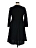 Unbranded Solid Black Casual Dress Size XL - photo 2