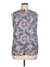 St. John's Bay Blue Sleeveless Button-Down Shirt Size XL - photo 1