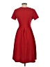 Unbranded Solid Red Casual Dress Size S - photo 2