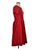 Unbranded Solid Red Casual Dress Size S - photo 4