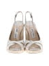 Jimmy Choo Silver Tan Wedges Size EU 38 1/2 - photo 2