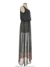 Luxology 100% Polyester Print Gray Casual Dress Size S - photo 4