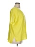 HEATHER 100% Cotton Yellow Short Sleeve Blouse Size XL - photo 4