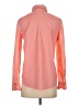 Gap 100% Cotton Polka Dots Orange Long Sleeve Button-Down Shirt Size S - photo 2