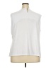 Calvin Klein White Sleeveless Blouse Size 3X - photo 2
