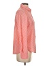 Gap 100% Cotton Polka Dots Orange Long Sleeve Button-Down Shirt Size S - photo 4
