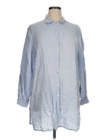 Tahari Long Sleeve Button-Down Shirt (view 1)