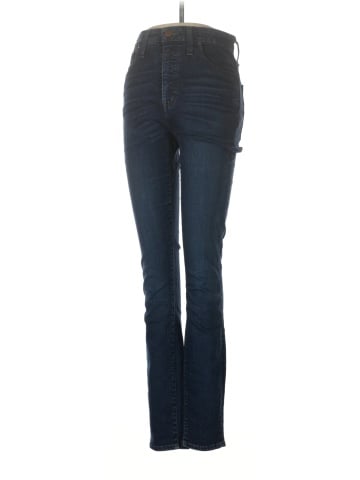 Madewell Tall Curvy High-Rise Skinny Jeans in Hayes Wash (view 1)