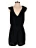 Pins and Needles 100% Polyester Solid Black Romper Size 10 - photo 1