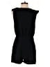 Pins and Needles 100% Polyester Solid Black Romper Size 10 - photo 2
