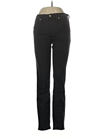 Madewell Tall 9" Mid-Rise Skinny Jeans in Lunar Wash: TENCEL&trade; Denim Edition (view 1)