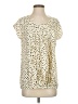 Ann Taylor LOFT 100% Polyester Ivory Short Sleeve Blouse Size S - photo 1