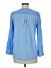 Chico's 100% Rayon Blue Long Sleeve Blouse Size Med (1) - photo 2