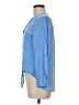 Chico's 100% Rayon Blue Long Sleeve Blouse Size Med (1) - photo 5