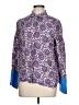 J.Crew Paisley Purple 3/4 Sleeve Blouse Size 10 - photo 1