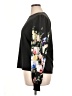 Nicole Miller 100% Cotton Floral Black Pullover Sweater Size XL - photo 5