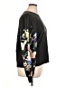 Nicole Miller 100% Cotton Floral Black Pullover Sweater Size XL - photo 4