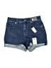 Express Blue Denim Shorts Size 0 - photo 1