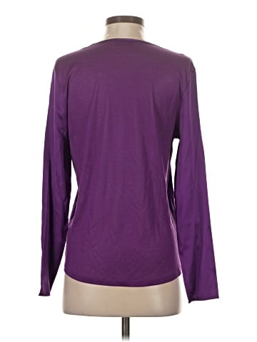 Falconeri Long Sleeve Silk Top (view 2)