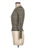 Pieces Stripes Ivory Turtleneck Sweater Size M - photo 5