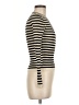 Pieces Stripes Ivory Turtleneck Sweater Size M - photo 4