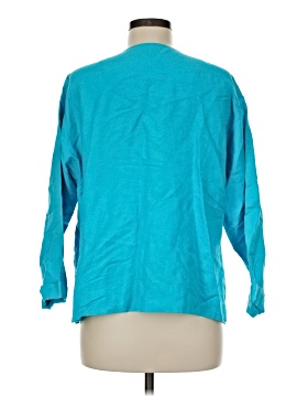 Sigrid Olsen 3/4 Sleeve Button-Down Shirt (view 2)